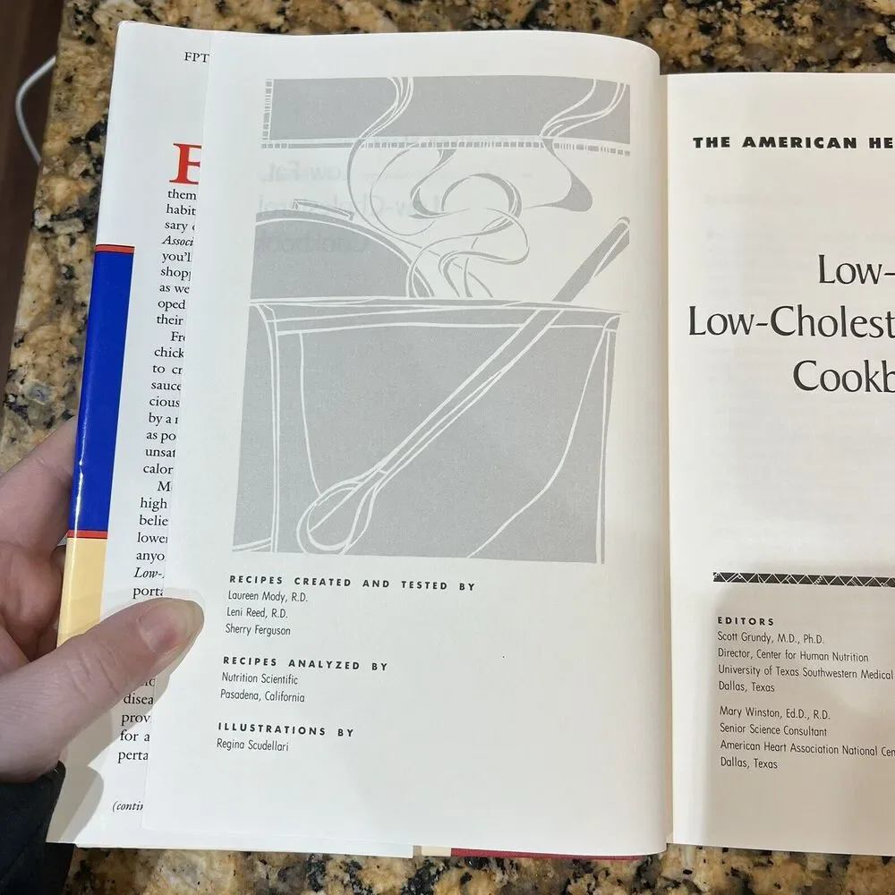 American Heart Association Low Fat Low Cholesterol Cookbook Hardcover